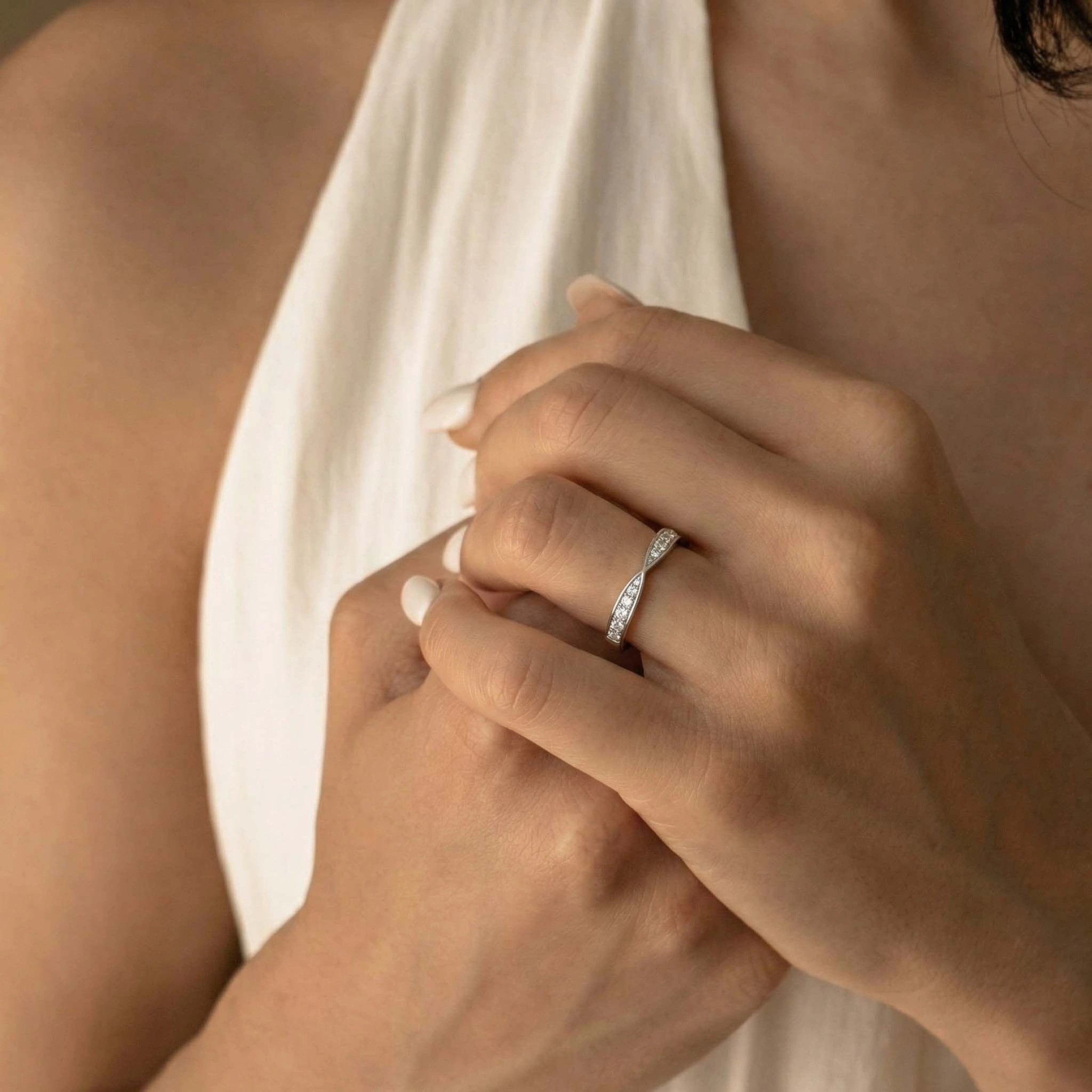 Everlasting Love Couple Rings Set