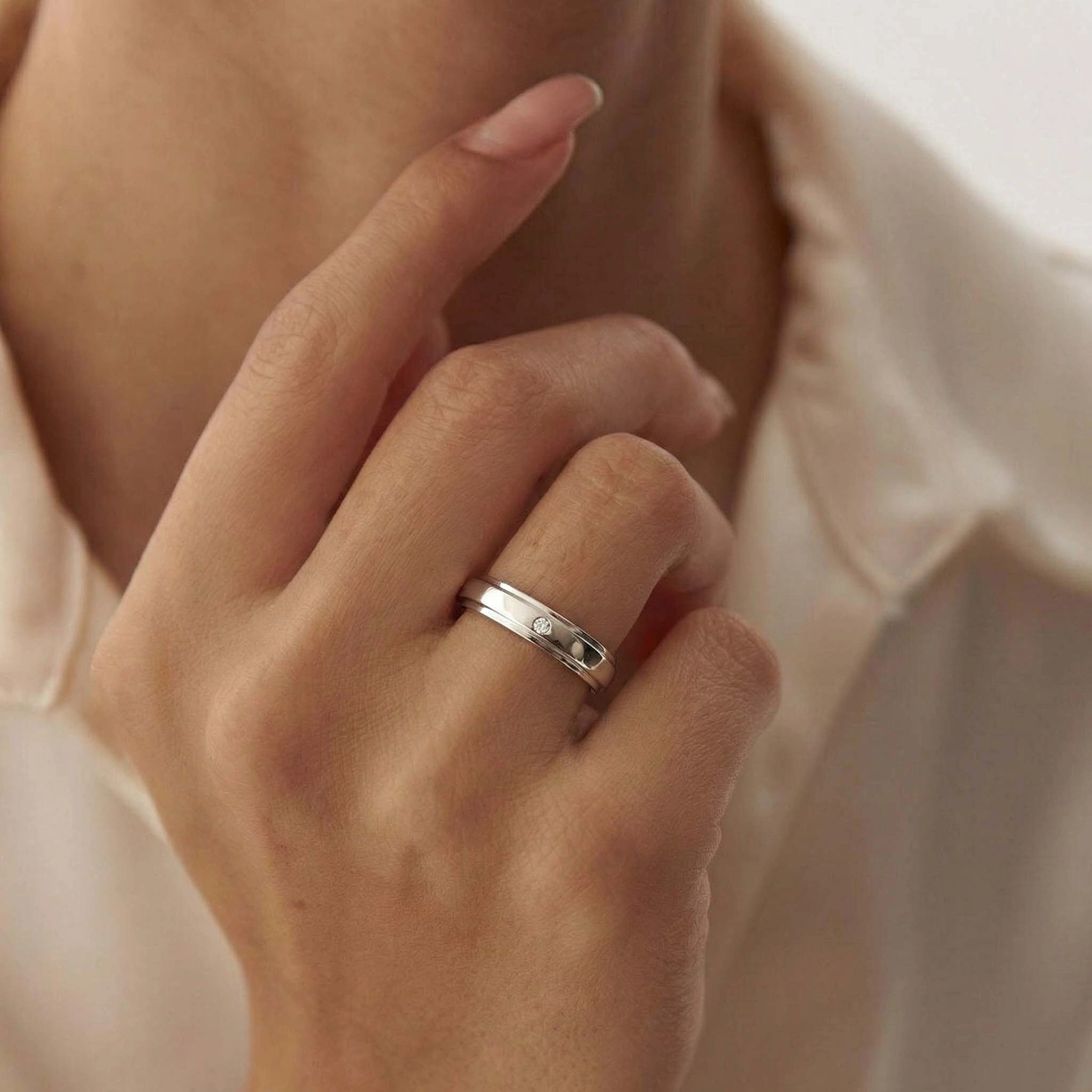 Infinite Love Couple Rings Set