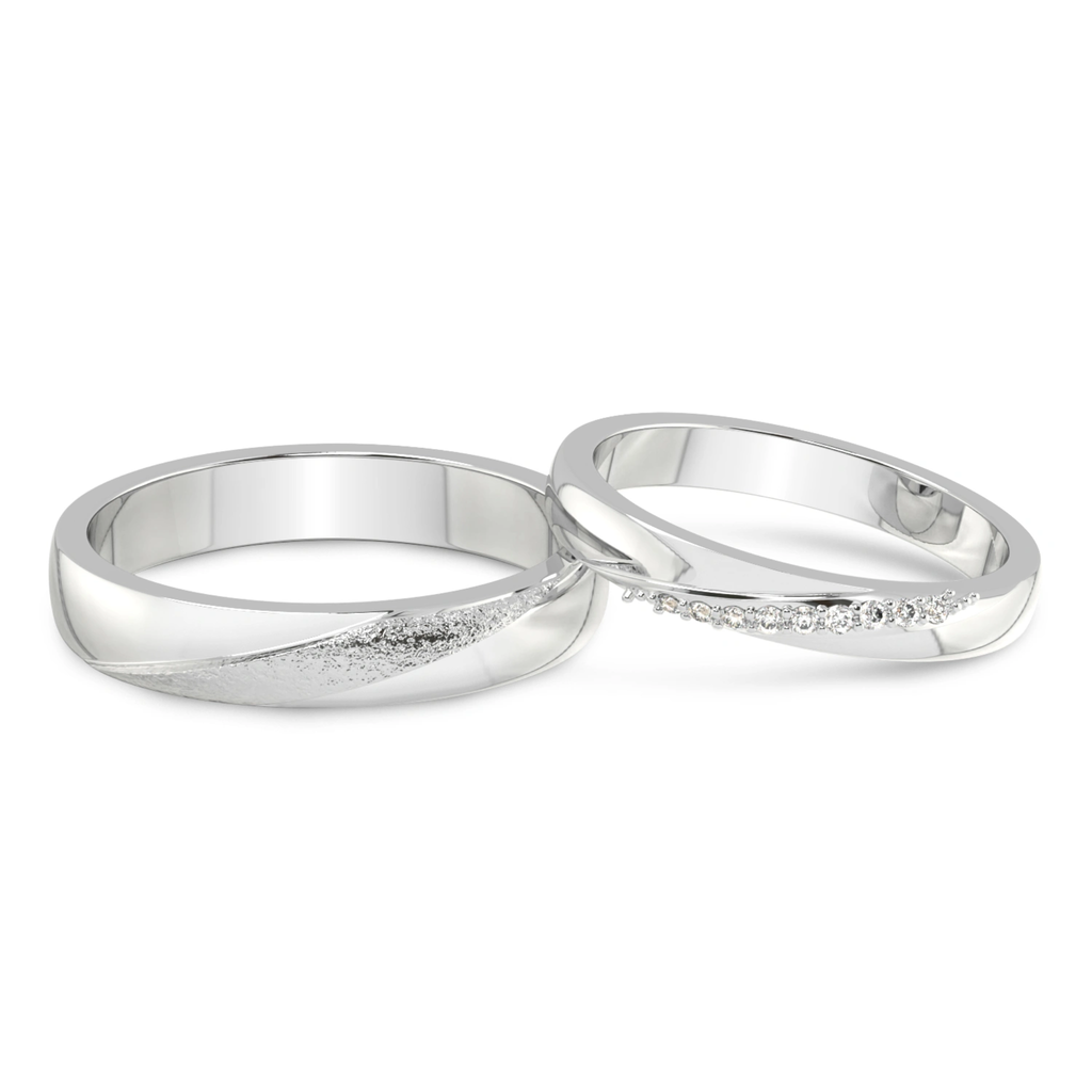 Love Bond Couple Rings Set