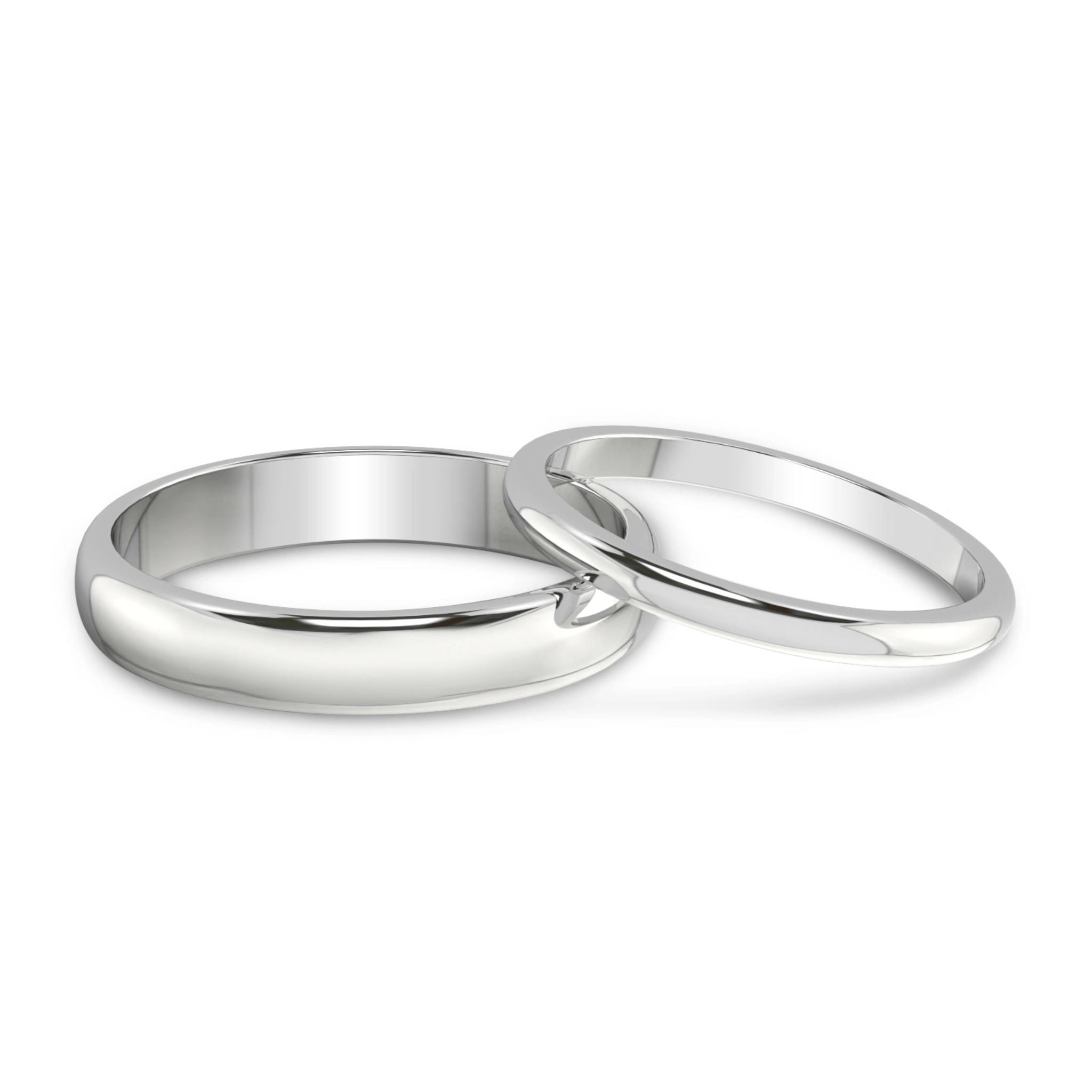 Timeless Love Couple Rings Set