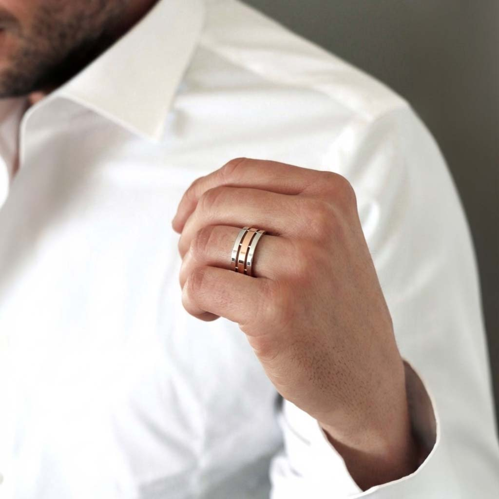 Unfading Love Couple Rings Set